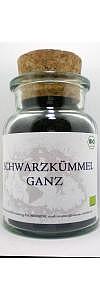 Schwarzkümmel ganz Bio im Korkenglas