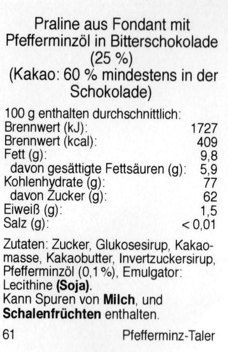 Pfefferminztaler
