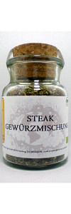 Steak Gewürzmischung Bio im Korkenglas